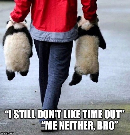 “I STILL DON’T LIKE TIME OUT”                “ME NEITHER, BRO” | made w/ Imgflip meme maker