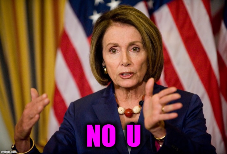 Nancy Pelosi "We need to pass the ACA to find out what's in it" | NO  U | image tagged in nancy pelosi we need to pass the aca to find out what's in it | made w/ Imgflip meme maker