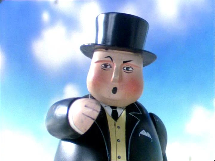 High Quality The Fat Controller Blank Meme Template