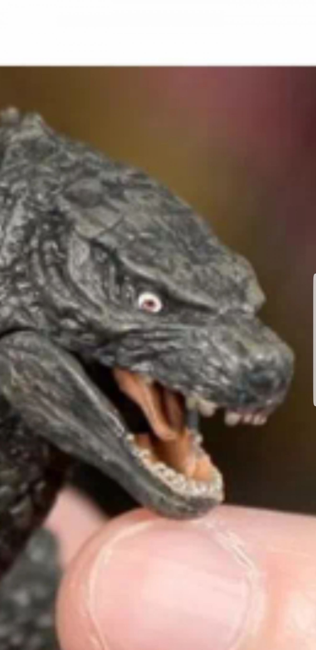 High Quality Bugged Out Godzilla Blank Meme Template