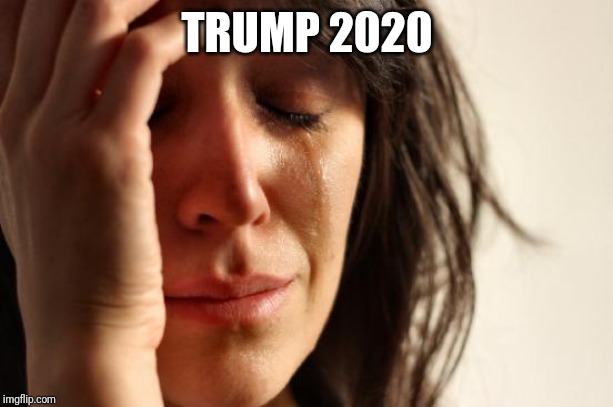 First World Problems Meme | TRUMP 2020 | image tagged in memes,first world problems | made w/ Imgflip meme maker