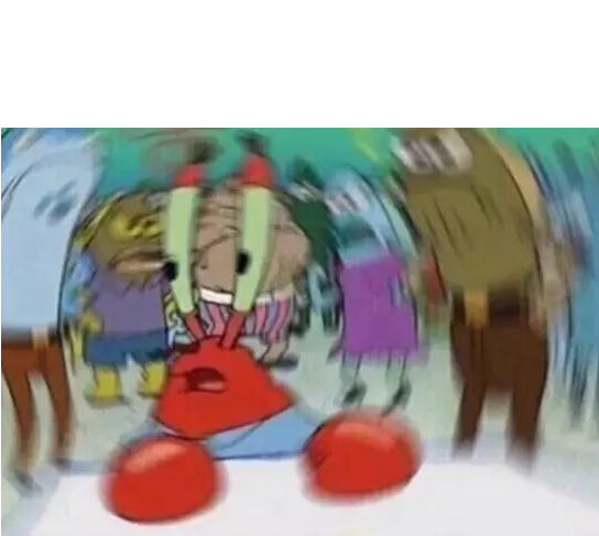 High Quality Surprised Krabz Blank Meme Template