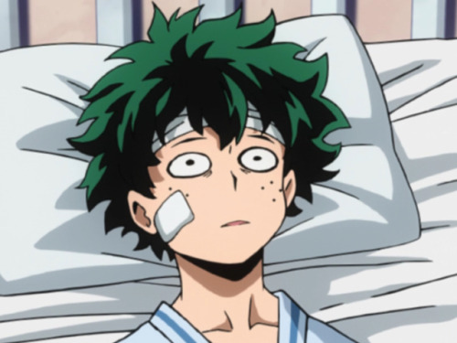 Deku is scarred Blank Meme Template