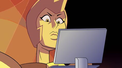High Quality Yellow Diamond With Computer Template Blank Meme Template