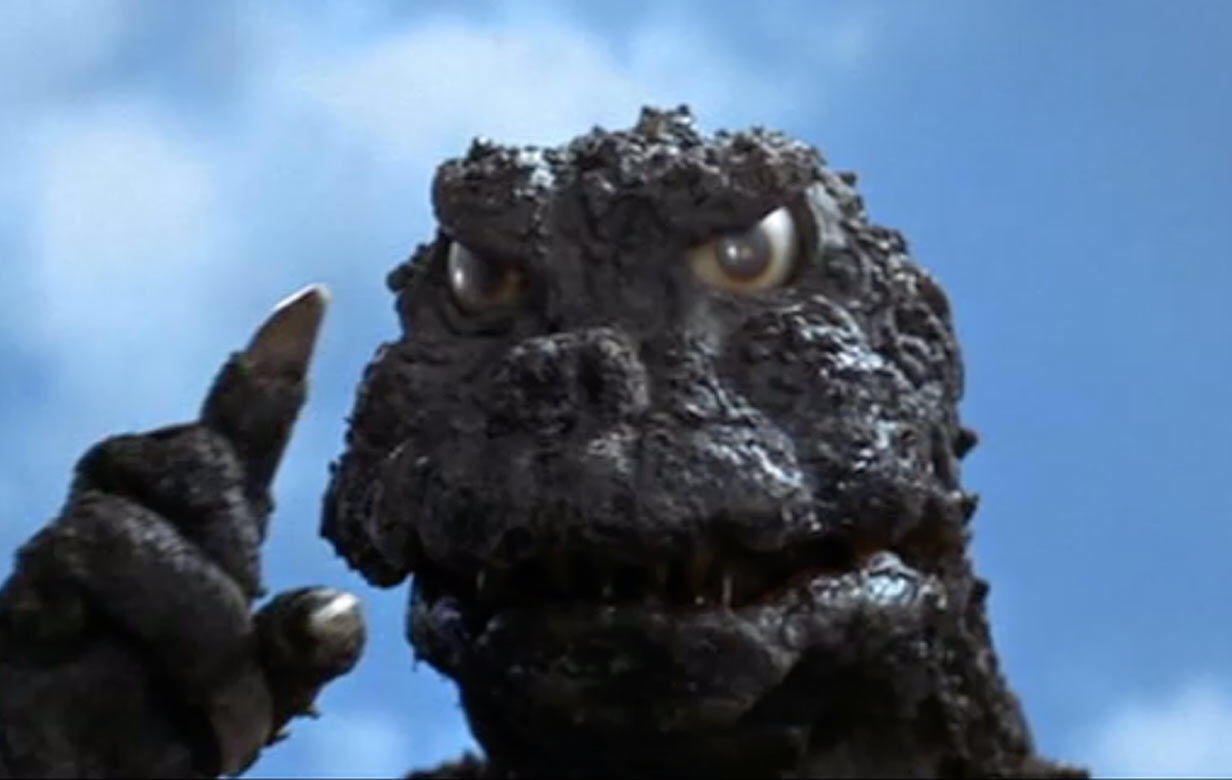 Old Man Godzilla Blank Meme Template