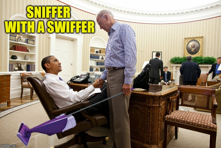 SNIFFER WITH A SWIFFER | made w/ Imgflip meme maker