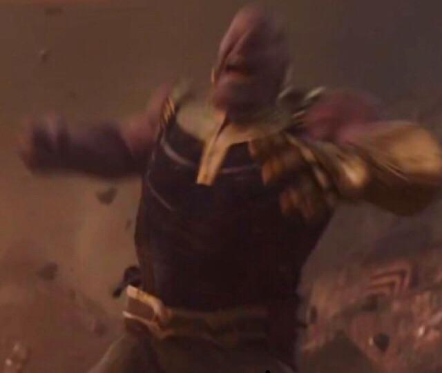 High Quality Thanos falling Blank Meme Template