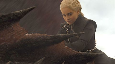 Daenarys on dragon Blank Meme Template