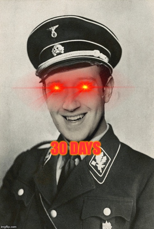 Zuckerberg | 30 DAYS | image tagged in zuckerberg | made w/ Imgflip meme maker