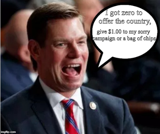 Can a sitting douche actually run for Prez? | I got zero to offer the country, give $1.00 to my sorry campaign or a bag of chips | image tagged in politics,political meme,political humor | made w/ Imgflip meme maker
