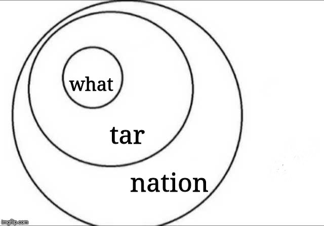 venn inter circles diagram | what; tar; nation | image tagged in venn inter circles diagram | made w/ Imgflip meme maker