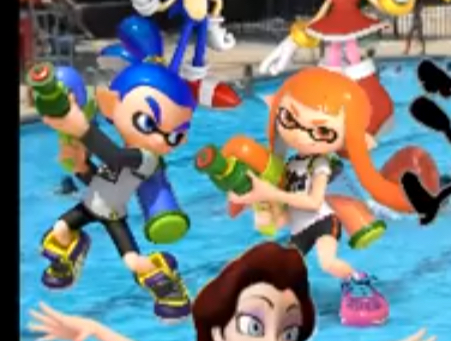 Inklings at a pool party? Blank Meme Template