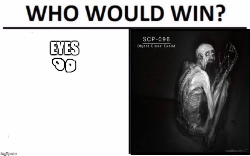 Who Would Win? Meme | EYES | image tagged in memes,who would win | made w/ Imgflip meme maker