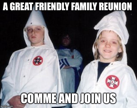 Kool Kid Klan | A GREAT FRIENDLY FAMILY REUNION; COMME AND JOIN US | image tagged in memes,kool kid klan | made w/ Imgflip meme maker
