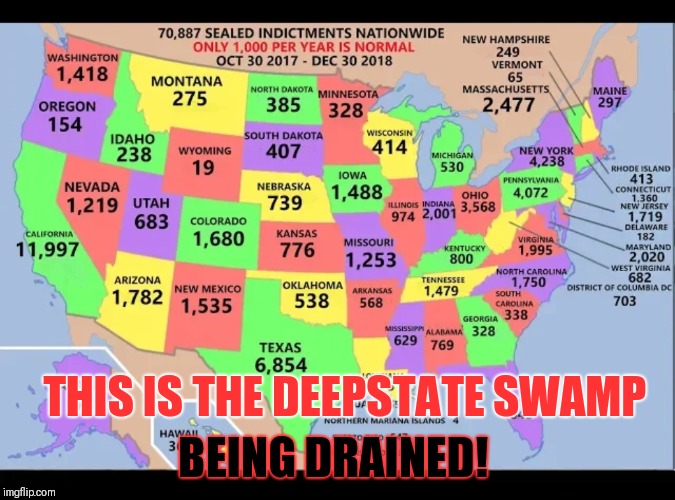 Draining the Deepstate Swamp defined | BEING DRAINED! THIS IS THE DEEPSTATE SWAMP | image tagged in sealed indictments,deepstate,deepstate swamp,military tribunals | made w/ Imgflip meme maker