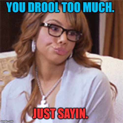 psh | YOU DROOL TOO MUCH. JUST SAYIN. | image tagged in psh | made w/ Imgflip meme maker