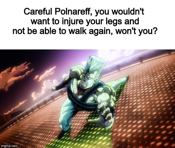 Pilates Flexible < Polnareff Flexible : r/ShitPostCrusaders