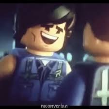 Lego movie 2 Rex laughing Blank Meme Template