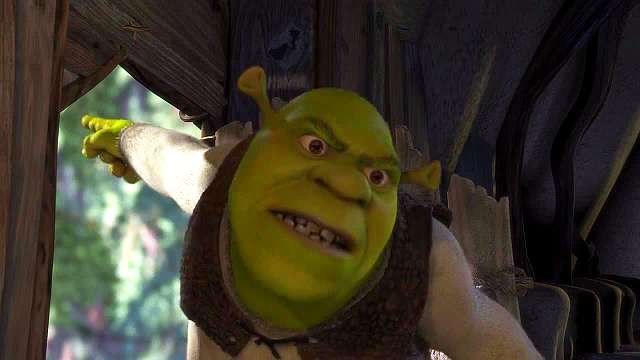 High Quality Shrek 'outside' Blank Meme Template