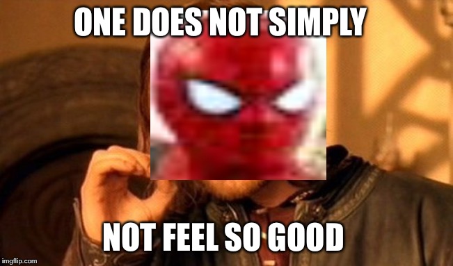 One Does Not Simply Meme | ONE DOES NOT SIMPLY; NOT FEEL SO GOOD | image tagged in memes,one does not simply | made w/ Imgflip meme maker