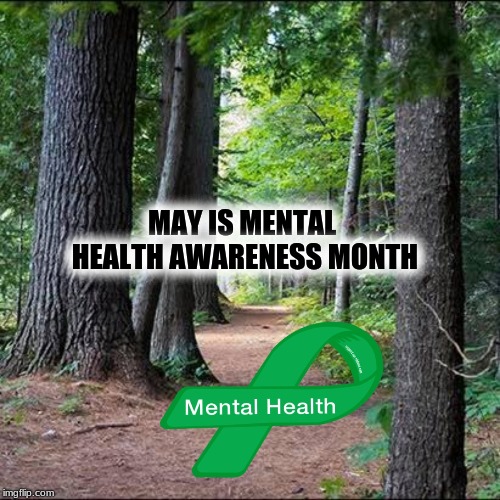 MAY IS MENTAL HEALTH AWARENESS MONTH | image tagged in mental health,healthcare,what if i told you,what do we want,that face you make when | made w/ Imgflip meme maker
