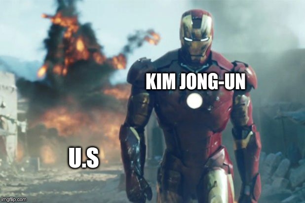 U.S meme | KIM JONG-UN; U.S | image tagged in funny | made w/ Imgflip meme maker