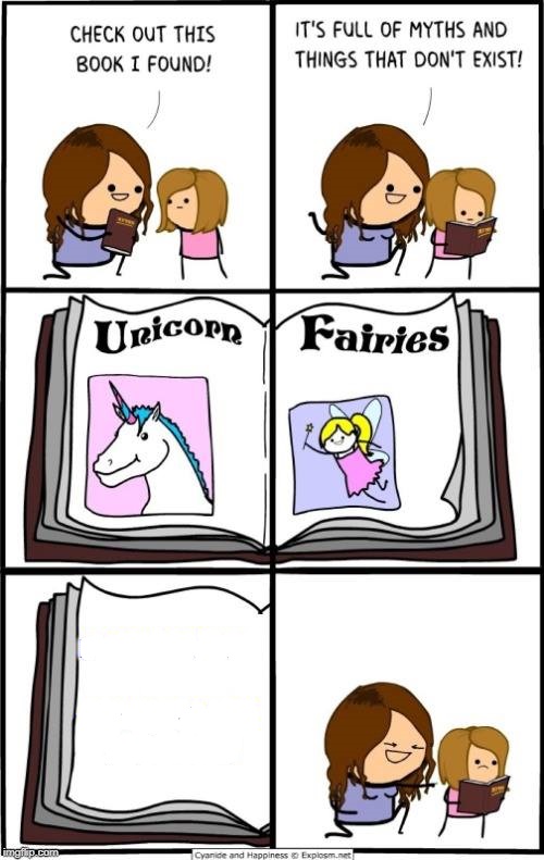 book of myths and things that dont exist Blank Meme Template