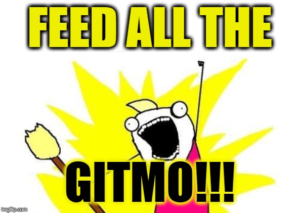 X All The Y Meme | FEED ALL THE; GITMO!!! | image tagged in memes,x all the y | made w/ Imgflip meme maker