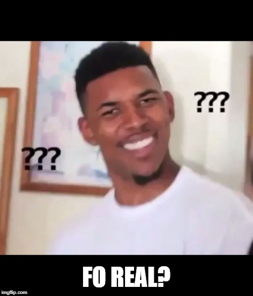 what the fuck n*gga wtf | FO REAL? | image tagged in what the fuck ngga wtf | made w/ Imgflip meme maker