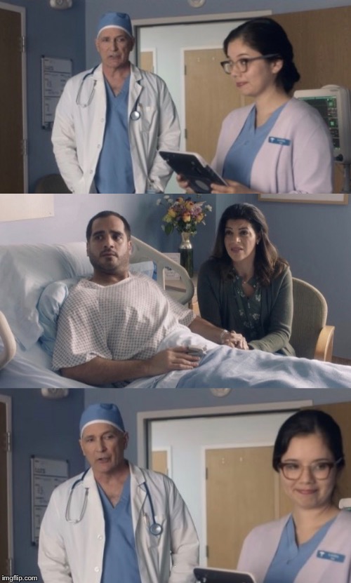 Just OK surgeon commercial (flipped) Blank Meme Template