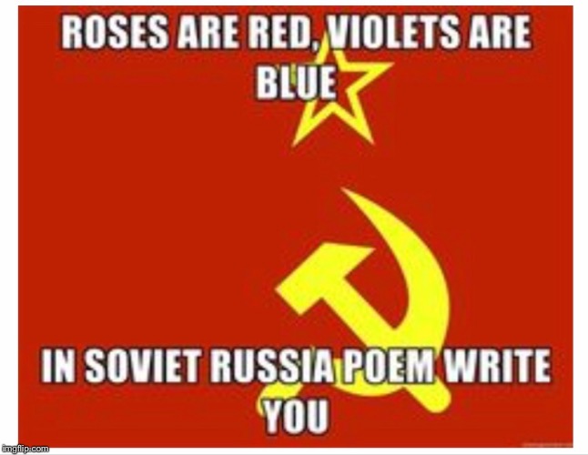 image tagged in in soviet russia | made w/ Imgflip meme maker