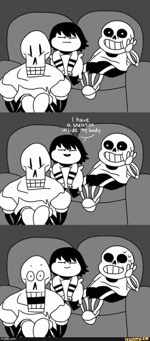 Frisk's Random fact of the day | image tagged in frisk,undertale,sans,papyrus,skeleton | made w/ Imgflip meme maker