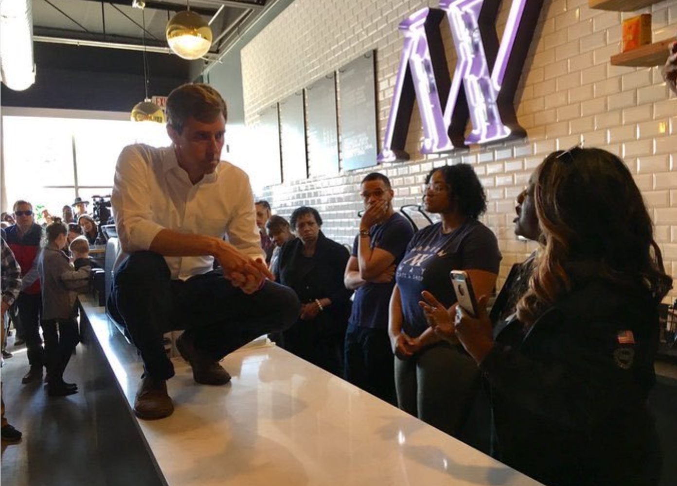 High Quality Beto on counter Blank Meme Template