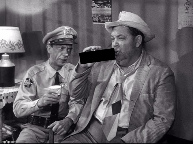 Barney Looks on in Disgust | image tagged in andy griffith,don knotts,otis,dirty joke | made w/ Imgflip meme maker