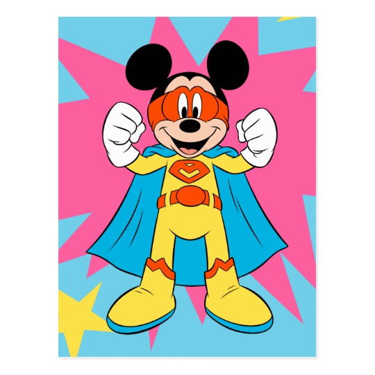 High Quality Mickey Mouse Super Hero Blank Meme Template