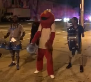 High Quality Elmo Drum & Other 2 Guys Blank Meme Template