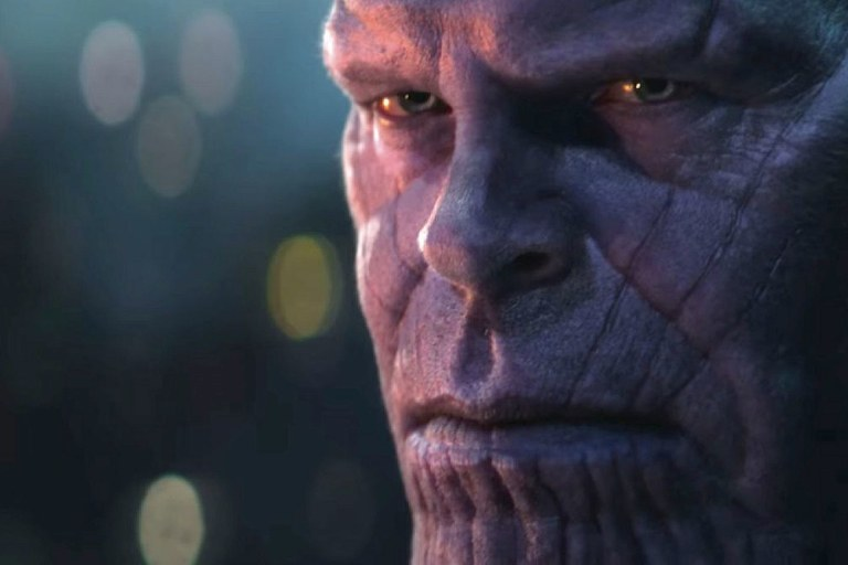 High Quality the thanos death stare Blank Meme Template