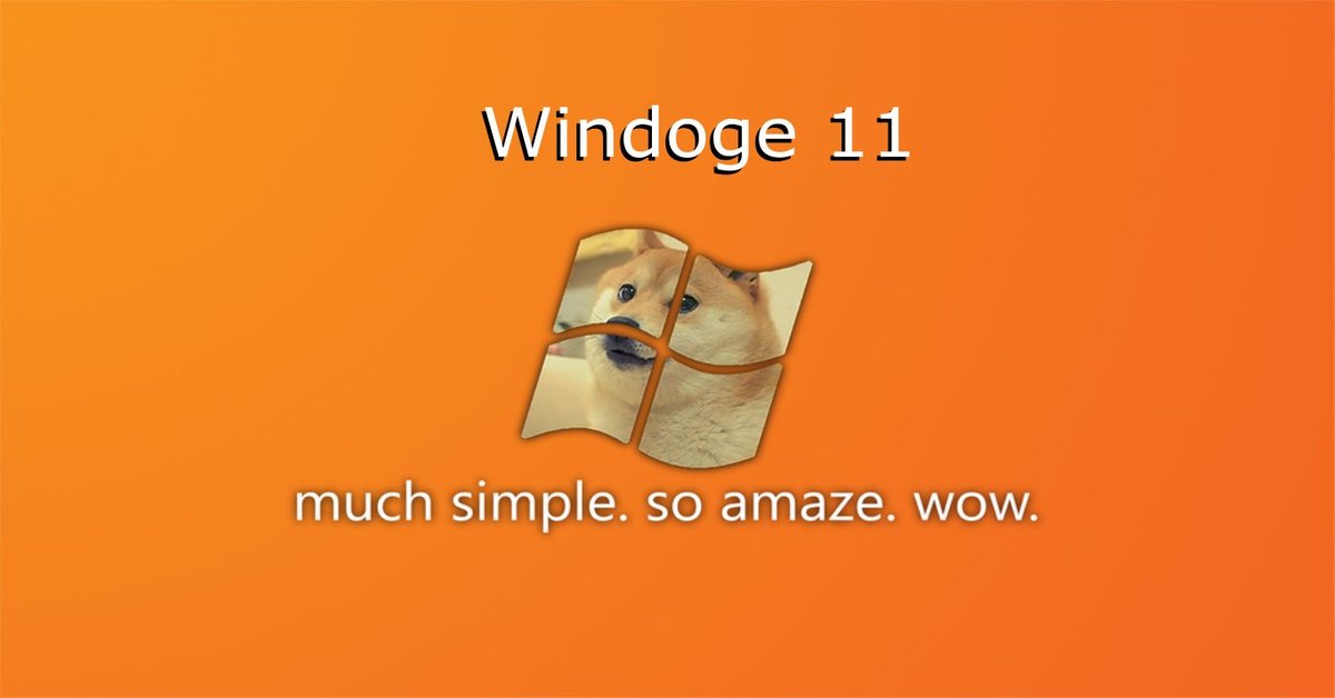 High Quality Windoge 11 Blank Meme Template