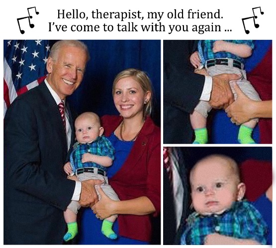 The Awkward Sound Of Silence | image tagged in joe biden,creepy joe biden,creepy uncle joe,biden,politics,political meme | made w/ Imgflip meme maker