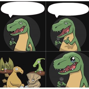 High Quality Bad pun Dino Blank Meme Template