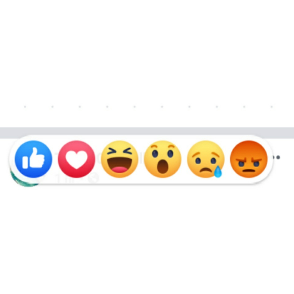 High Quality Facebook Reactions Blank Meme Template