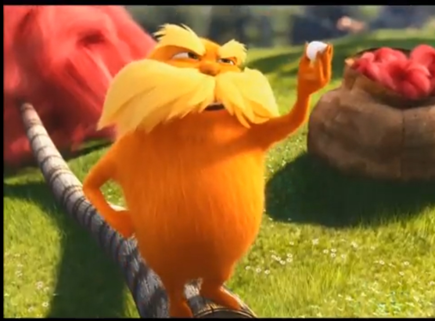 High Quality Marshmallow lorax Blank Meme Template