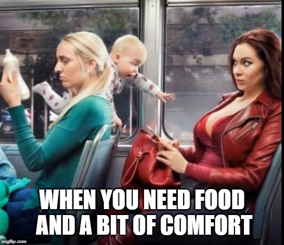 WHEN YOU NEED FOOD AND A BIT OF COMFORT | image tagged in food | made w/ Imgflip meme maker