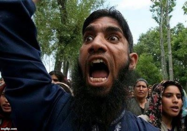 Angry Muslim | . | image tagged in angry muslim | made w/ Imgflip meme maker