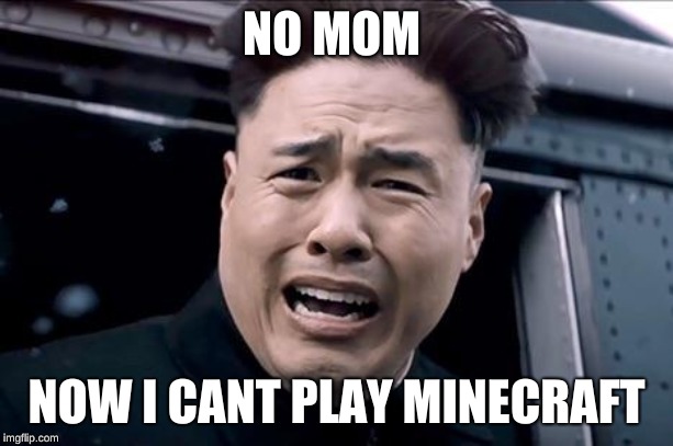 Kim Jung un | NO MOM; NOW I CANT PLAY MINECRAFT | image tagged in kim jung un | made w/ Imgflip meme maker