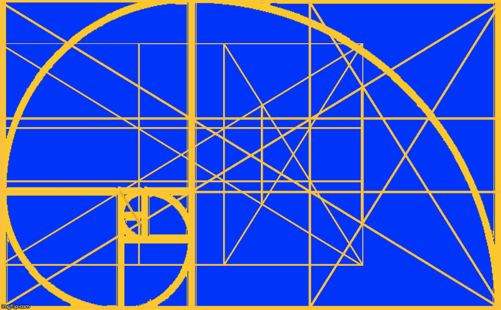 The Golden Ratio | image tagged in the golden ratio,math,geometry,visible,light,spectrum | made w/ Imgflip meme maker