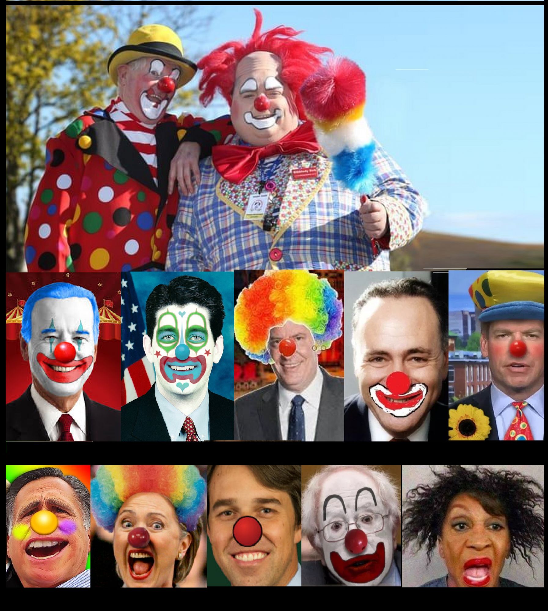Clowns Blank Meme Template