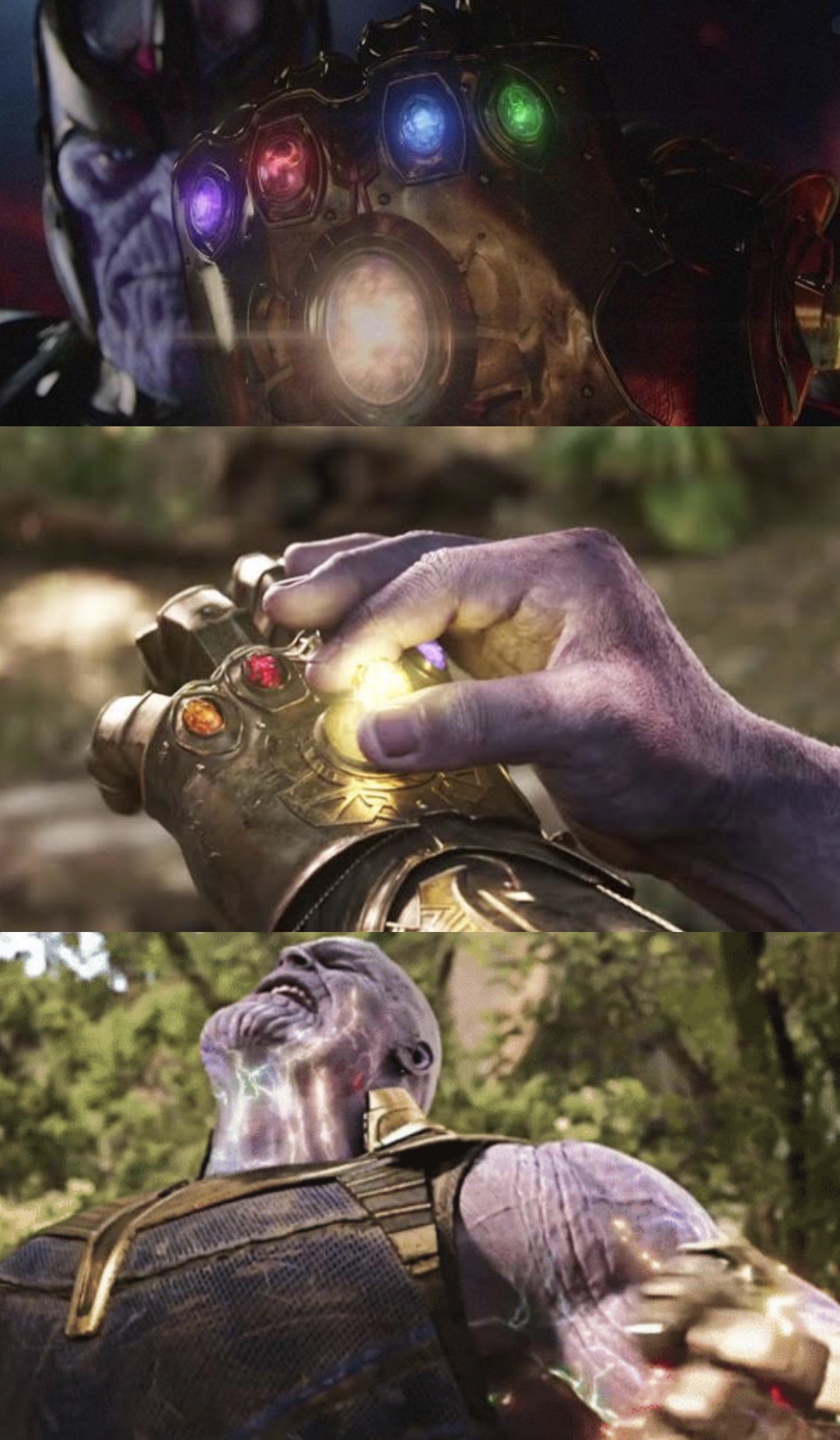 Thanos- Before/After Blank Meme Template