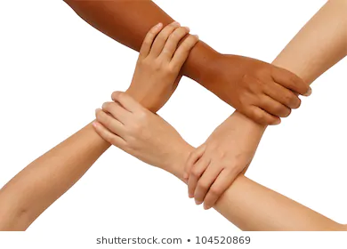 High Quality joined hands meme Blank Meme Template