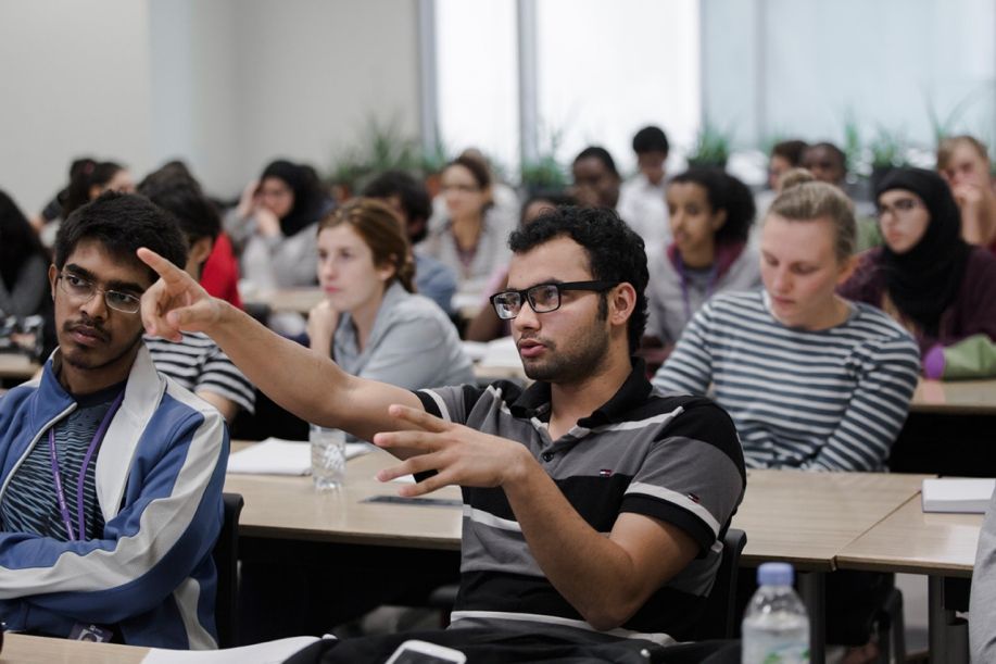 High Quality student in class Blank Meme Template